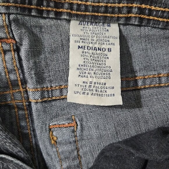 Medium, Average 8 Bootcut Stretch Faded Glory Jeans - Picture 2 of 2